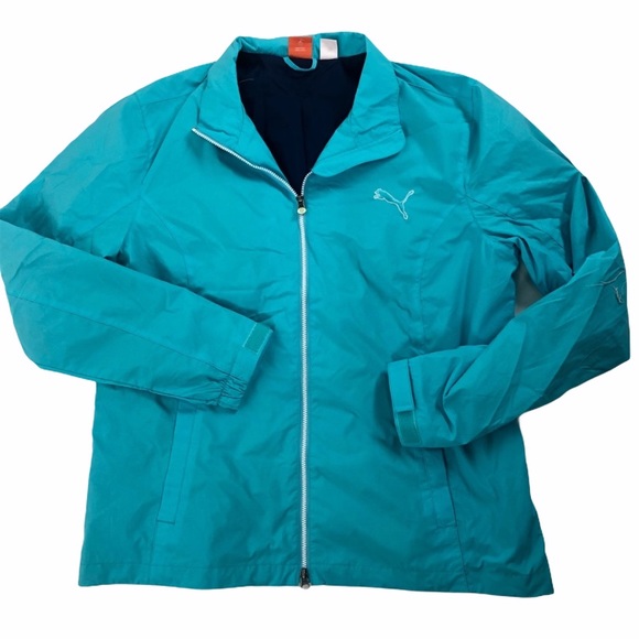 Puma Jackets & Blazers - Puma blue & white windcell windbreaker size XL